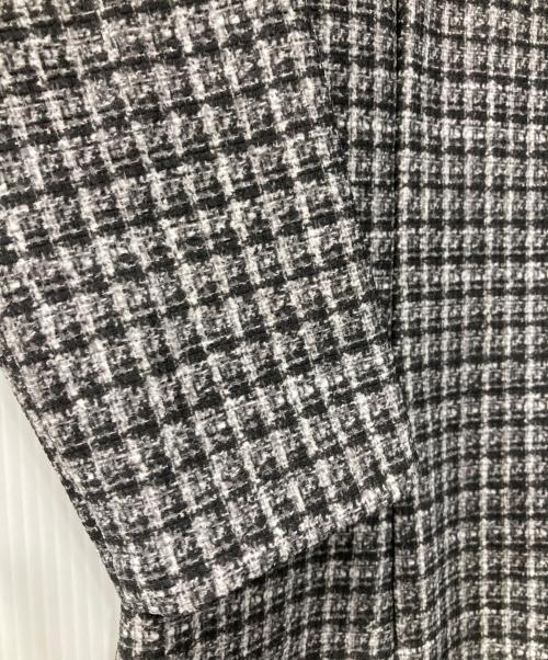 LAUTRE AMONT（ロートレアモン）LAUTRE AMONT (ロートレアモン) ハイテンションツィードプリントワンピース グレー サイズ:36の古着・服飾アイテム