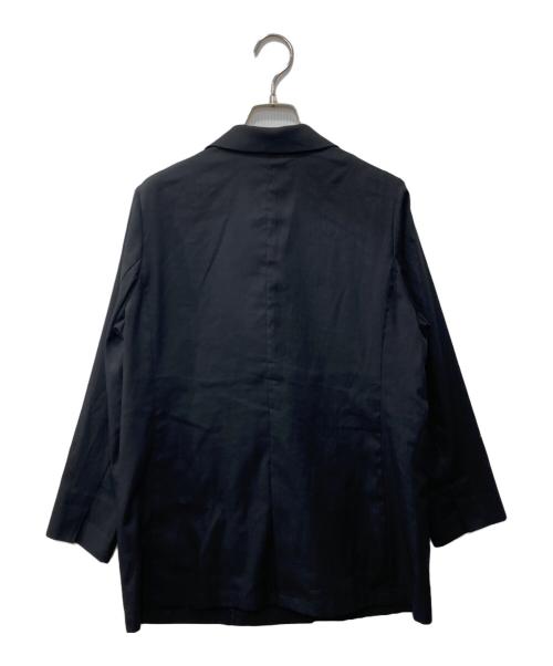 LAUTRE AMONT（ロートレアモン）LAUTRE AMONT (ロートレアモン) 麻混ライトジャケット ブラック サイズ:38の古着・服飾アイテム