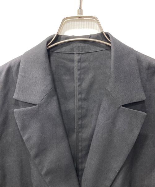 LAUTRE AMONT（ロートレアモン）LAUTRE AMONT (ロートレアモン) 麻混ライトジャケット ブラック サイズ:38の古着・服飾アイテム