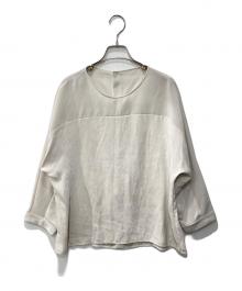 LAUTRE AMONT（ロートレアモン）の古着「エアリースエードブラウス」｜ベージュ