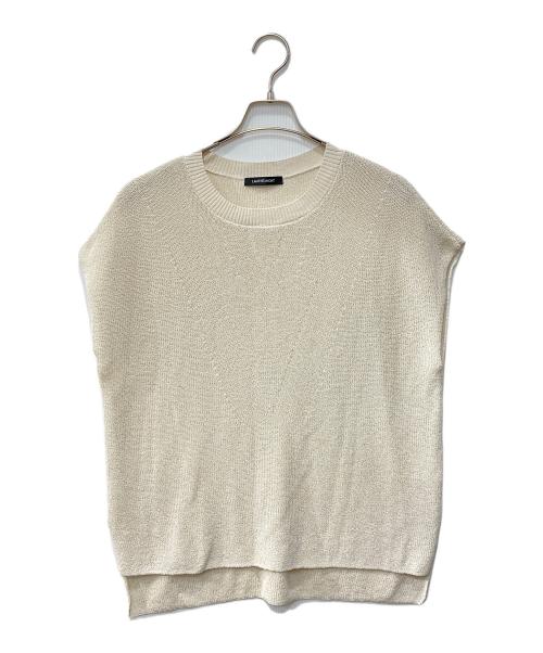 LAUTRE AMONT（ロートレアモン）LAUTRE AMONT (ロートレアモン) ＳＨＩＯＮ和紙混ドライタッチニット ベージュ サイズ:38の古着・服飾アイテム