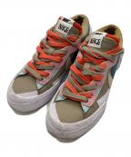 NIKE×sacaiナイキ×サカイ）の古着「スニーカー BLAZER LOW」｜ブラウン
