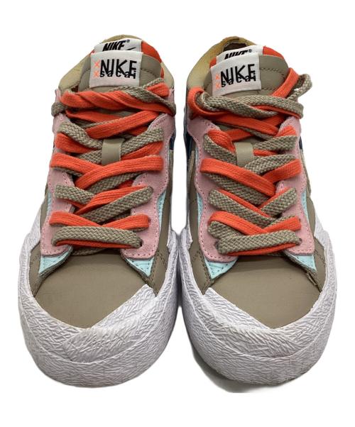 NIKE（ナイキ）NIKE (ナイキ) sacai (サカイ) スニーカー BLAZER LOW ブラウン サイズ:23の古着・服飾アイテム