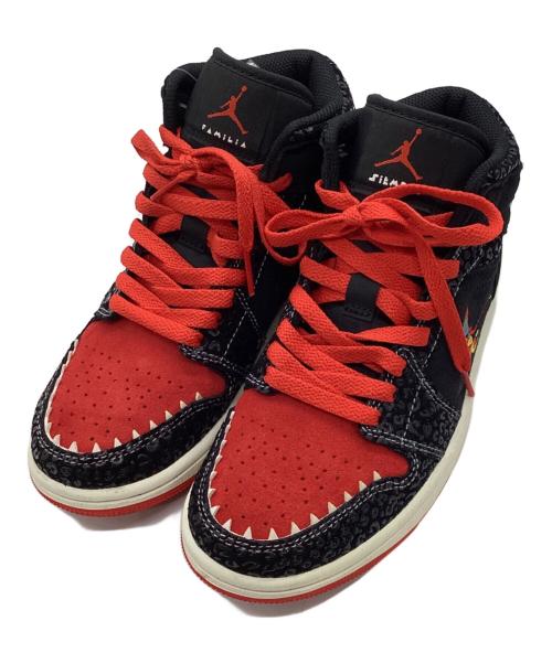 NIKE（ナイキ）NIKE (ナイキ) AIR JORDAN1 MID SIEMPIA FAMILIA/ハイカットスニーカー ブラック サイズ:23.5の古着・服飾アイテム