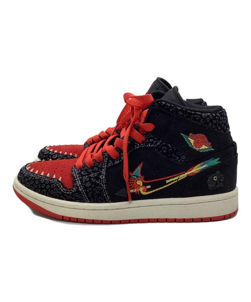 NIKE（ナイキ）NIKE (ナイキ) AIR JORDAN1 MID SIEMPIA FAMILIA/ハイカットスニーカー ブラック サイズ:23.5の古着・服飾アイテム