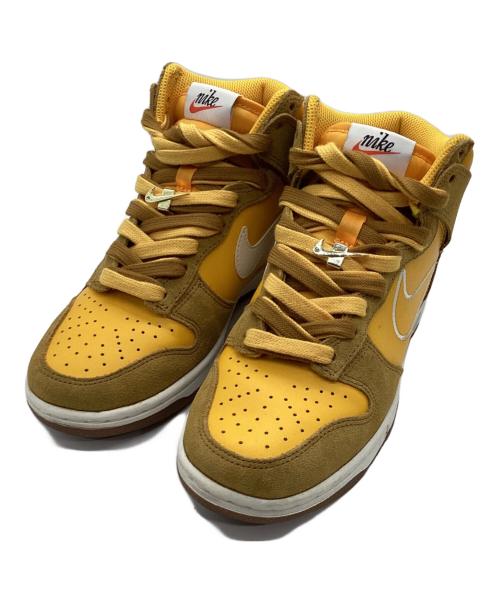 NIKE（ナイキ）NIKE (ナイキ) ハイカットスニーカー/DUNK HIGH SE FIRST USE イエロー サイズ:23の古着・服飾アイテム