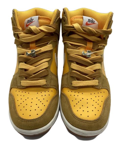 NIKE（ナイキ）NIKE (ナイキ) ハイカットスニーカー/DUNK HIGH SE FIRST USE イエロー サイズ:23の古着・服飾アイテム