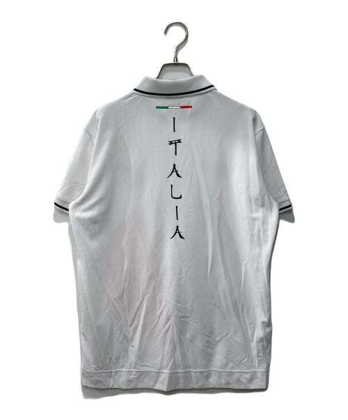 EMPORIO ARMANI（エンポリオ アルマーニ）EMPORIO ARMANI (エンポリオ アルマーニ) ポロシャツ ホワイト サイズ:XLの古着・服飾アイテム