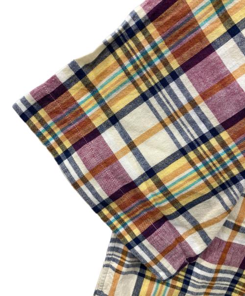 BROOKS BROTHERS（ブルックスブラザーズ）BROOKS BROTHERS (ブルックスブラザーズ) チェックプルオーバーシャツ イエロー サイズ:Lの古着・服飾アイテム