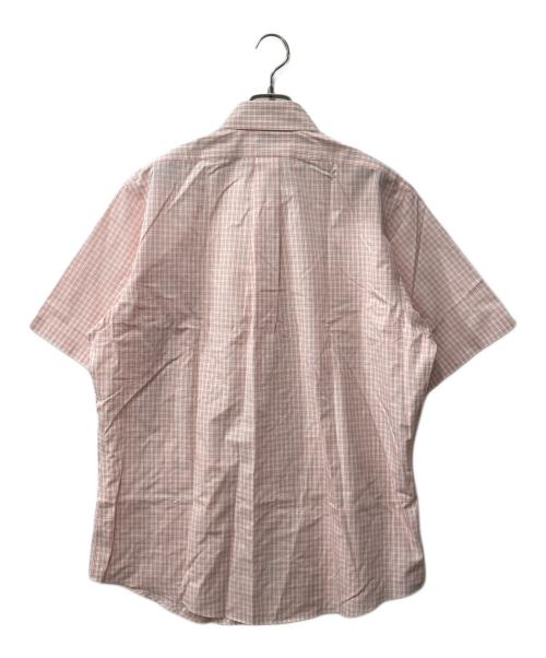 BROOKS BROTHERS 346（ブルックスブラザーズ 346）BROOKS BROTHERS 346 (ブルックスブラザーズ 346) 半袖シャツ レッド サイズ:161/2の古着・服飾アイテム