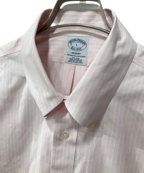 BROOKS BROTHERS（ブルックスブラザーズ）BROOKS BROTHERS (ブルックスブラザーズ) 半袖シャツ ピンク サイズ:Lの古着・服飾アイテム