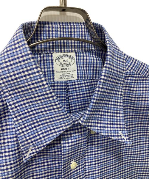 BROOKS BROTHERS（ブルックスブラザーズ）BROOKS BROTHERS (ブルックスブラザーズ) 半袖シャツ ブルー サイズ:16　1/2の古着・服飾アイテム