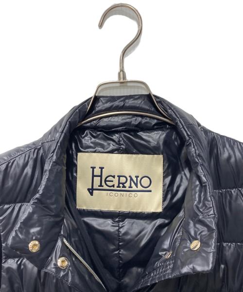 HERNO（ヘルノ）HERNO (ヘルノ) GIULIA/ジュリア/ダウンベスト ネイビー サイズ:42の古着・服飾アイテム