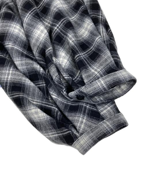 HER LIP TO（ハーリップトゥ）Her lip to (ハーリップトゥ) オンブレチェックワンピース/Marion Plaid Shirt Dress ブラック サイズ:Sの古着・服飾アイテム