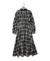 Her lip to (ハーリップトゥ) オンブレチェックワンピース/Marion Plaid Shirt Dress ブラック サイズ:S：10000円