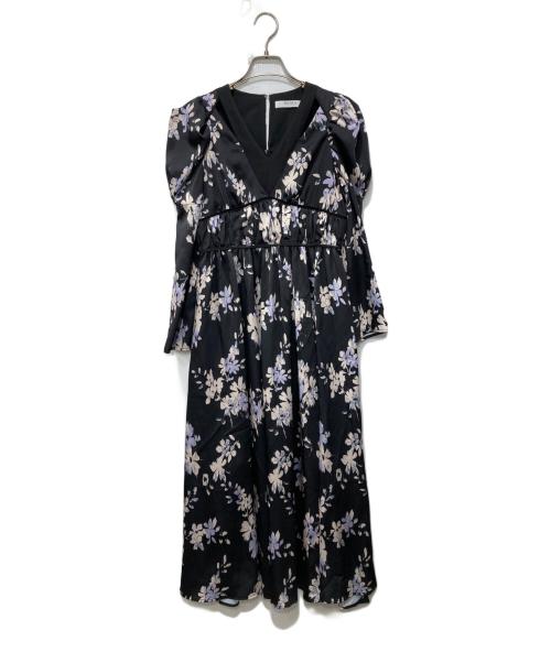 HER LIP TO（ハーリップトゥ）Her lip to (ハーリップトゥ) Muse Floral Cut-Out Dress/ワンピース ネイビー サイズ:Sの古着・服飾アイテム