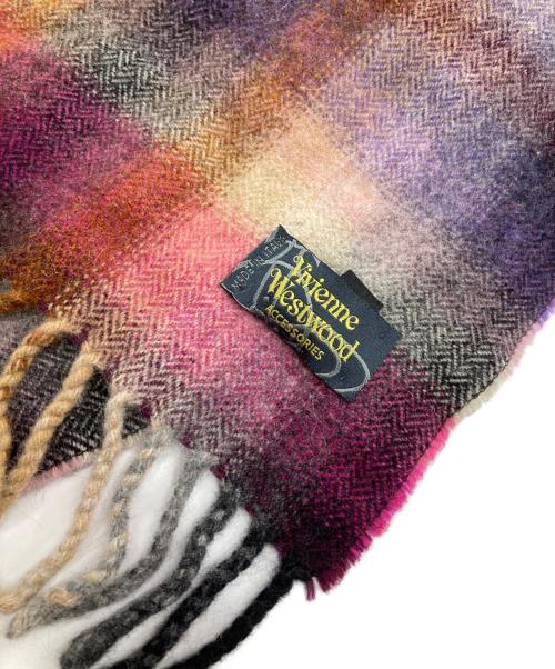 Vivienne Westwood（ヴィヴィアンウエストウッド）Vivienne Westwood (ヴィヴィアンウエストウッド) ウールストール パープルの古着・服飾アイテム