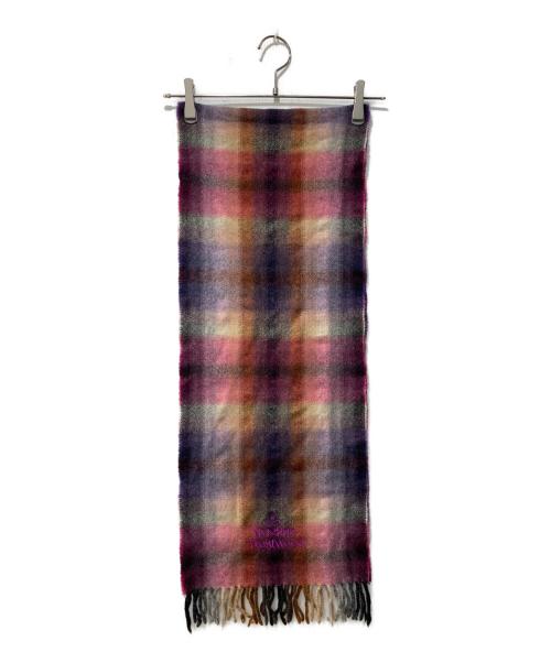 Vivienne Westwood（ヴィヴィアンウエストウッド）Vivienne Westwood (ヴィヴィアンウエストウッド) ウールストール パープルの古着・服飾アイテム