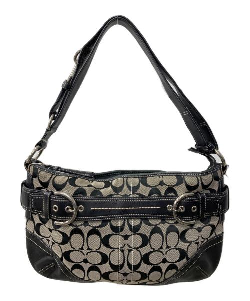 COACH（コーチ）COACH (コーチ) シグネチャーバッグ グレーの古着・服飾アイテム