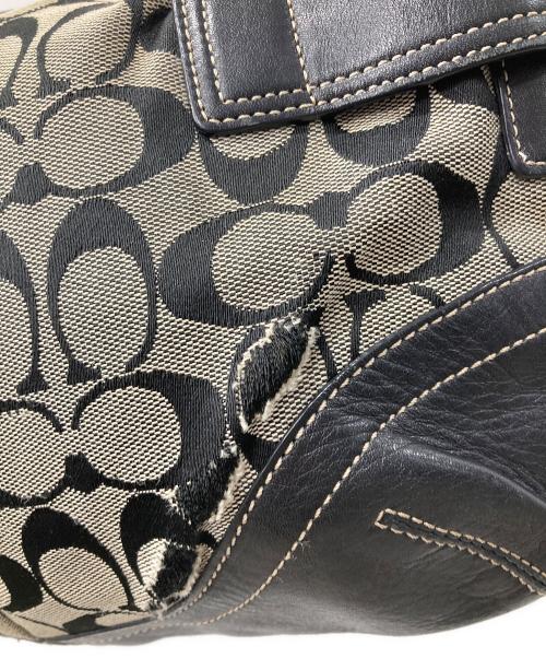 COACH（コーチ）COACH (コーチ) シグネチャーバッグ グレーの古着・服飾アイテム