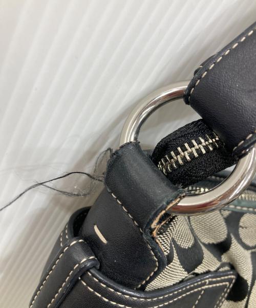 COACH（コーチ）COACH (コーチ) シグネチャーバッグ グレーの古着・服飾アイテム