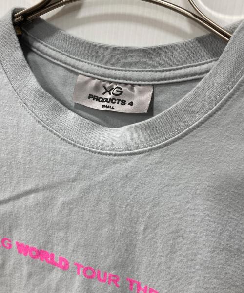 XGALX（エックスギャラックス）XGALX (エックスギャラックス) プリントTシャツ グレー サイズ:Sの古着・服飾アイテム