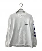 TOGA TOOトーガ・トゥ）の古着「Print tee LS/プリントロングTシャツ」｜ホワイト