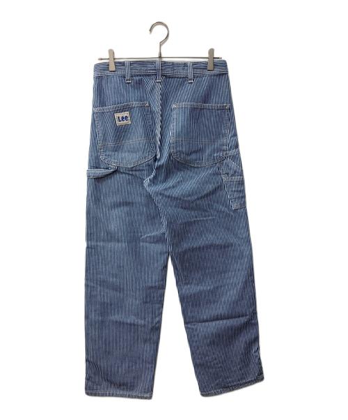 LEE（リー）LEE (リー) ヒッコリーワークパンツ ブルー×ホワイト サイズ:Mの古着・服飾アイテム
