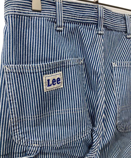 LEE（リー）LEE (リー) ヒッコリーワークパンツ ブルー×ホワイト サイズ:Mの古着・服飾アイテム