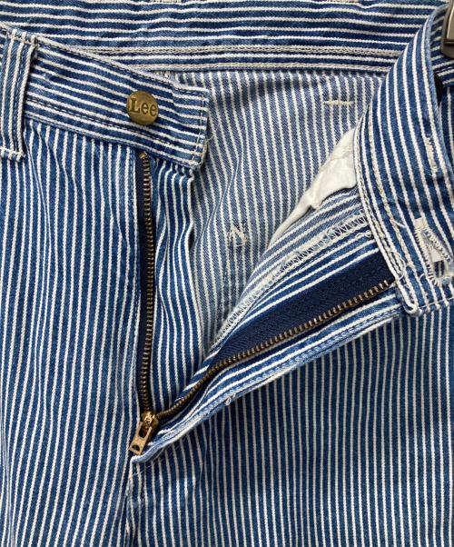 LEE（リー）LEE (リー) ヒッコリーワークパンツ ブルー×ホワイト サイズ:Mの古着・服飾アイテム