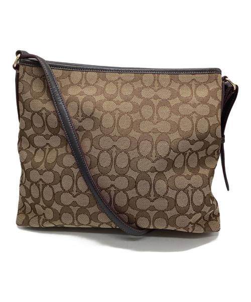 COACH（コーチ）COACH (コーチ) ショルダーバッグ ブラウンの古着・服飾アイテム