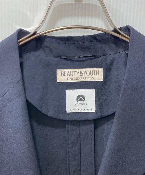 BEAUTY&YOUTH UNITED ARROWS（ビューティーアンドユースユナイテッドアローズ）BEAUTY&YOUTH UNITED ARROWS (ビューティーアンドユースユナイテッドアローズ) KOMATSU PACK 2ボタン リラックスシルエット ジャケット ブラック サイズ:Sの古着・服飾アイテム