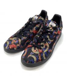 adidas（アディダス）の古着「Stan Smith "Dragon Print"/ローカットスニーカー」｜ブラック