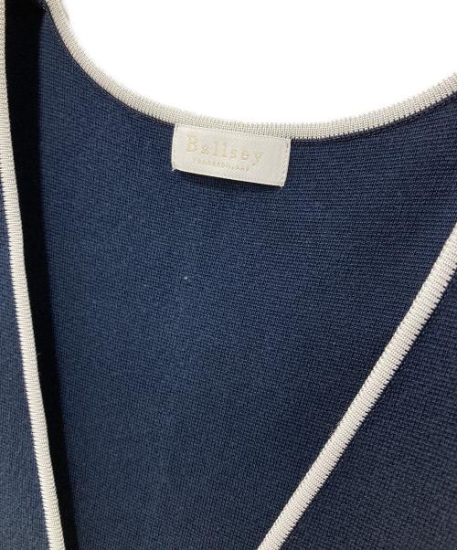 BALLSEY（ボールジィ）BALLSEY (ボールジィ) ミラノリブ Vネックチュニックベスト ネイビー サイズ:Sの古着・服飾アイテム