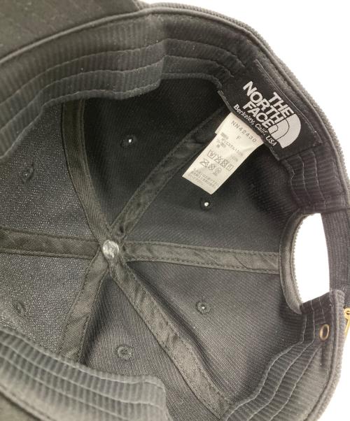 THE NORTH FACE（ザ ノース フェイス）THE NORTH FACE (ザ ノース フェイス) バレーコーデュロイキャップ ブラック サイズ:Fの古着・服飾アイテム