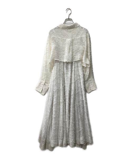 rienda（リエンダ）rienda (リエンダ) クロップドSH SETベアOP ホワイト サイズ:Sの古着・服飾アイテム