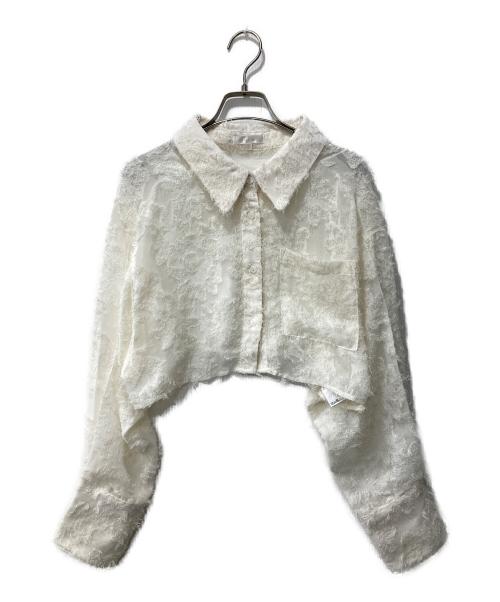 rienda（リエンダ）rienda (リエンダ) クロップドSH SETベアOP ホワイト サイズ:Sの古着・服飾アイテム