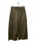 PAUL SMITH（ポールスミス）の古着「ハイウエスト ワイド パンツ」｜カーキ