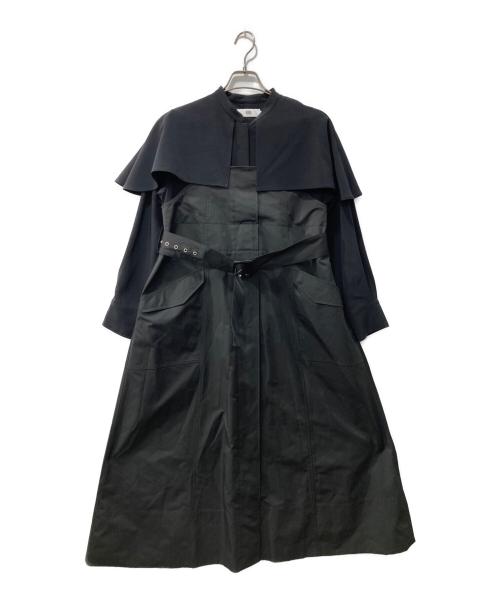 RAY BEAMS（レイ ビームス）RAY BEAMS (レイ ビームス) ヨーク レイヤー キリカエ ワンピース ブラックの古着・服飾アイテム