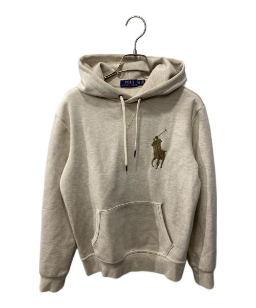 POLO RALPH LAUREN（ポロ・ラルフローレン）POLO RALPH LAUREN (ポロ・ラルフローレン) ロゴパーカー ベージュ サイズ:XSの古着・服飾アイテム