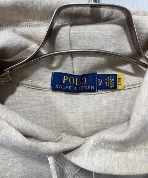 POLO RALPH LAUREN（ポロ・ラルフローレン）POLO RALPH LAUREN (ポロ・ラルフローレン) ロゴパーカー ベージュ サイズ:XSの古着・服飾アイテム