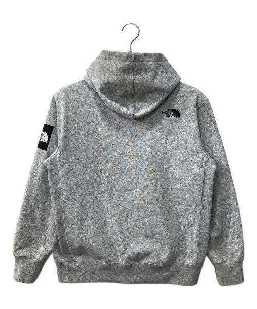 THE NORTH FACE（ザ ノース フェイス）THE NORTH FACE (ザ ノース フェイス) SQUARE LOGO FULLZIP /スクエアロゴ ロゴ フルジップ パーカー グレー サイズ:Mの古着・服飾アイテム
