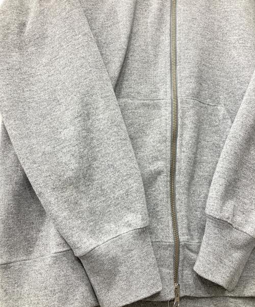 THE NORTH FACE（ザ ノース フェイス）THE NORTH FACE (ザ ノース フェイス) SQUARE LOGO FULLZIP /スクエアロゴ ロゴ フルジップ パーカー グレー サイズ:Mの古着・服飾アイテム