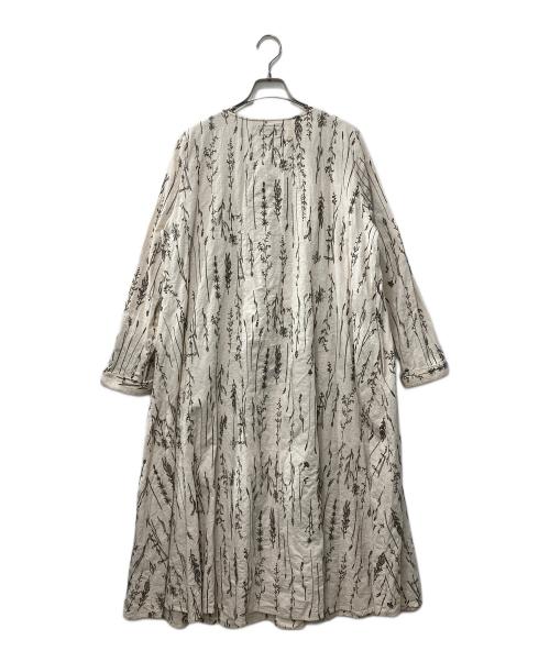 REAC（レアック）REAC (レアック) 草花刺繍ワンピース アイボリー サイズ:02の古着・服飾アイテム