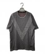 LOUIS VUITTONルイ ヴィトン）の古着「ボーダーTシャツ」｜グレー