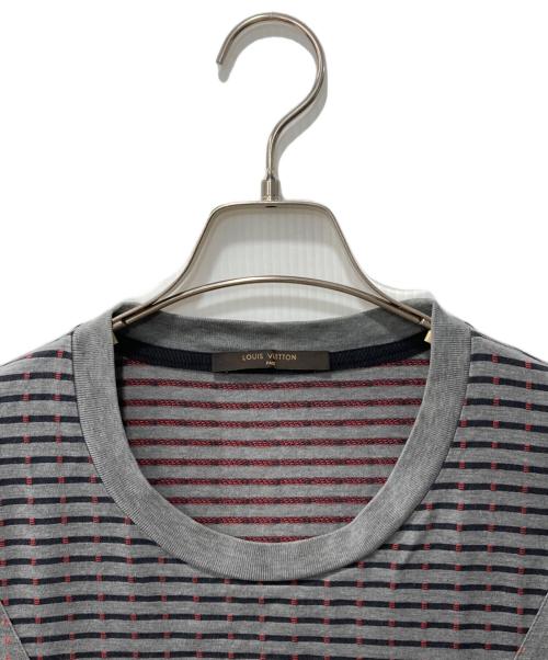 LOUIS VUITTON（ルイ ヴィトン）LOUIS VUITTON (ルイ ヴィトン) ボーダーTシャツ グレー サイズ:XLの古着・服飾アイテム