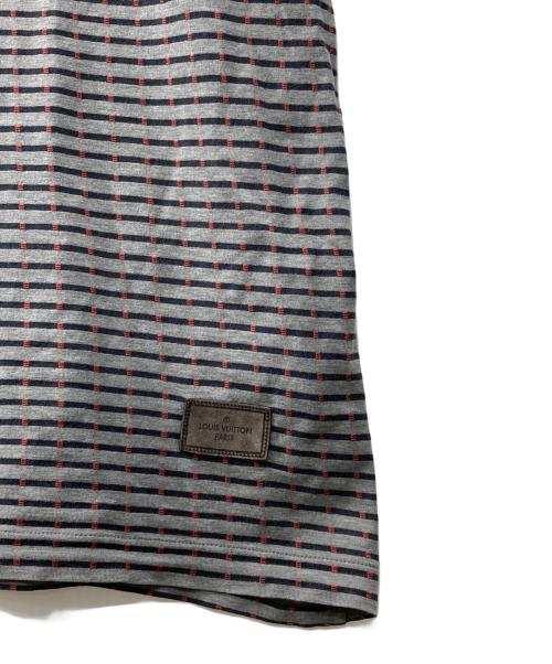 LOUIS VUITTON（ルイ ヴィトン）LOUIS VUITTON (ルイ ヴィトン) ボーダーTシャツ グレー サイズ:XLの古着・服飾アイテム