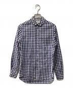 INDIVIDUALIZED SHIRTS×iliann loebインディビジュアライズドシャツ×イリアンローブ）の古着「チェックシャツ」｜ネイビー