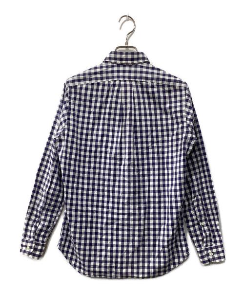 INDIVIDUALIZED SHIRTS（インディビジュアライズドシャツ）INDIVIDUALIZED SHIRTS (インディビジュアライズドシャツ) iliann loeb (イリアンローブ) チェックシャツ ネイビー サイズ:40の古着・服飾アイテム