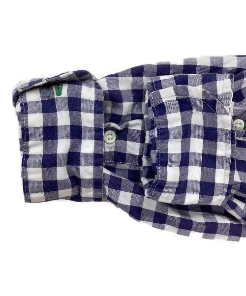 INDIVIDUALIZED SHIRTS（インディビジュアライズドシャツ）INDIVIDUALIZED SHIRTS (インディビジュアライズドシャツ) iliann loeb (イリアンローブ) チェックシャツ ネイビー サイズ:40の古着・服飾アイテム